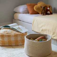 Puff Vichy Mel 20 x 40 x 40 cm - Lorena Canals - comprar online