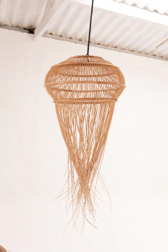 LUMINÁRIA ÁGUA VIVA EM FIBRA NATURAL na internet