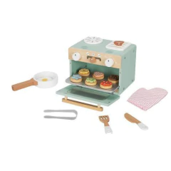 Forninho Montessori em madeira com acessórios