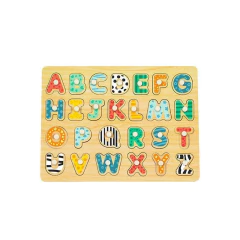Quebra-cabeça Montessori em madeira - Alfabeto