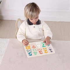 Quebra-cabeça Montessori em madeira - Números - comprar online
