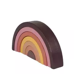 Escultura Arco Iris tons quentes (marsala) - loja online