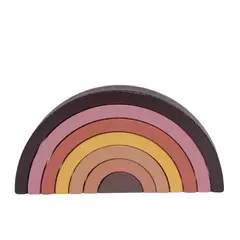 Escultura Arco Iris tons quentes (marsala) - comprar online
