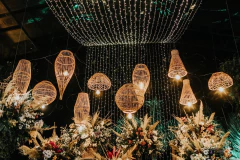 LUMINÁRIA PÊNDULO EM FIBRA NATURAL - 100cm x 35cm na internet