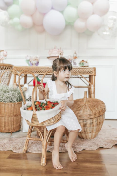 Cesta de piquenique infantil