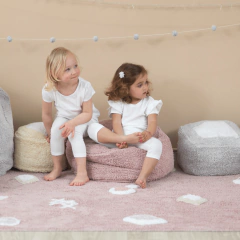 Puff Chill Vintage Nude 50 x 50 x 20 cm - Lorena Canals na internet