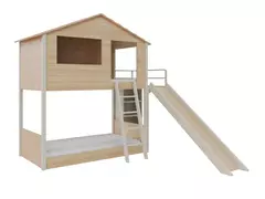 Beliche Montessori Açaí com Casinha com escorregador