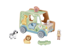 Jipe Safari em Madeira para Encaixe de Animais na internet