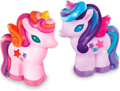 Kit de modelagem e pintura com glitter em gesso - Unicórnios na internet