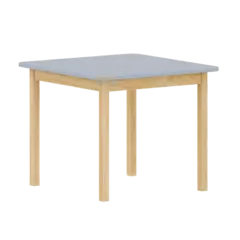 Mesa Infantil Quadrada de Madeira