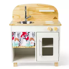 Mini Cozinha infantil de Madeira - 7 opções de cores - comprar online