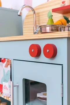 Mini Cozinha infantil de Madeira - 7 opções de cores