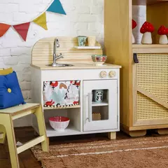 Mini Cozinha infantil de Madeira - 7 opções de cores - comprar online