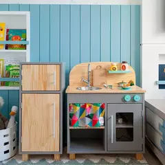 Mini Cozinha infantil de Madeira - 7 opções de cores - loja online