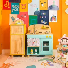 Imagem do Mini Cozinha infantil de Madeira - 7 opções de cores