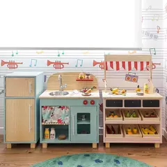Imagem do Mini mercadinho de Madeira - 4 opções de cores