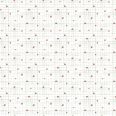 Papel de Parede Sheepy Grid Cereja - comprar online