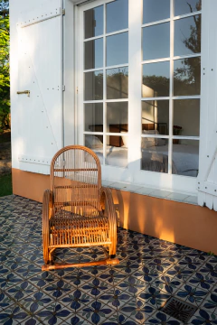 Cadeira de balanço Francisco em Fibra Natural - CASA CAHAYA - Produção de móveis artesanais e sustentáveis em fibra natural