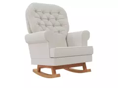 Poltrona Comfort - Balanço Pés de Madeira - CASA CAHAYA - Produção de móveis artesanais e sustentáveis em fibra natural