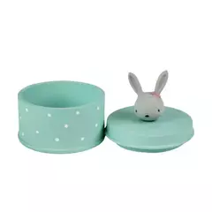 Porta Joia Coelho verde agua - loja online