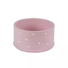 Porta Joia Urso rosa - CASA CAHAYA - Produção de móveis artesanais e sustentáveis em fibra natural