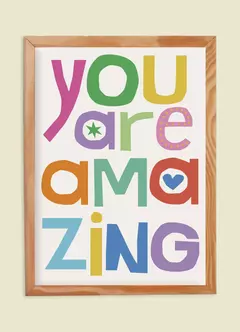Poster infantil amazing - comprar online