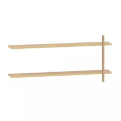 Prateleira de parede MDF Slim Linha Paglia Carvalho Malva - comprar online