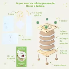 Prensa Waldorf para flores e folhas - loja online