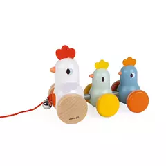Imagem do Puxar e Passear - Galinha e Pintinhos - Janod