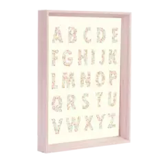 Quadro ABC Flores na internet