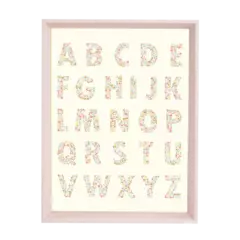 Quadro ABC Flores - comprar online