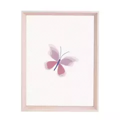 Quadro Borboleta Lilás com fundo branco na internet