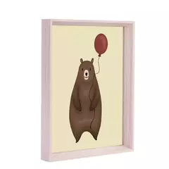 Quadro Urso com balão na internet