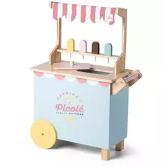 Mini Sorveteria de Brinquedo em Madeira- 2 opções de cores - loja online