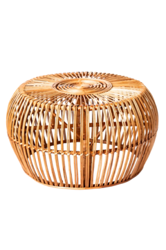 Mesa de centro Capri em fibra natural - comprar online