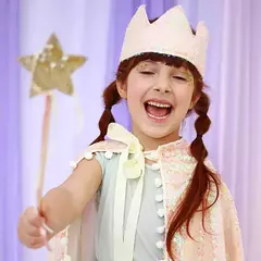 Imagem do Fantasia Princesa Capa + Coroa - 5 opções de cores