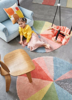 Tapete Pie Chart - Lorena Canals - CASA CAHAYA - Produção de móveis artesanais e sustentáveis em fibra natural