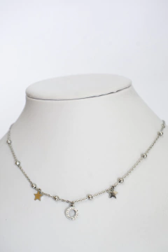 gargantilla circulo y estrellas - comprar online