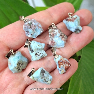 Pingente de Larimar P - Serenidade e Paz interior