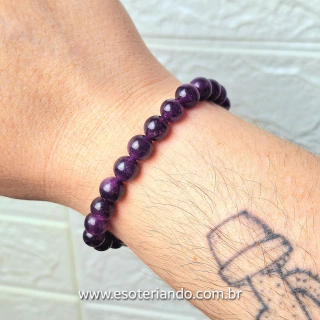 Pulseira esfera de Ametista