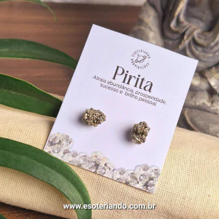 Brinco de Pirita - A pedra para atrair riqueza