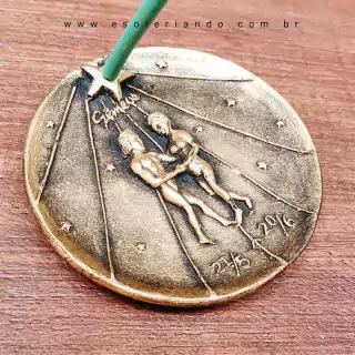 Incensário signo de gemêos