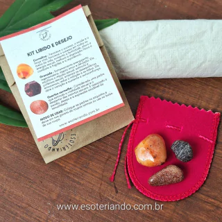 Kit pedras para Libido e desejo