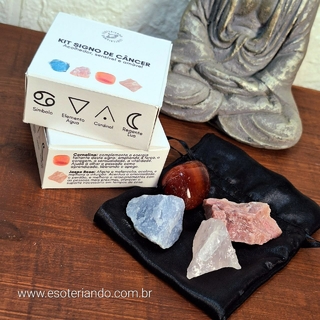 Kit pedras do signo de Câncer