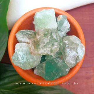 Fluorita Verde bruta: A Pedra da Cura e crescimento pessoal