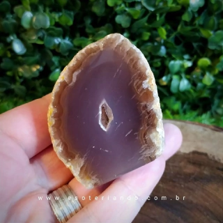 Geodo de Ágata natural 124g