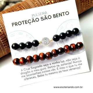 Kit de Pulseiras São bento - Proteção e fé