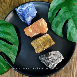 Kit de cristais para mesa de trabalho
