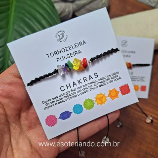 Pulseira Tornozeleira chakras - Deixe sua energia fluir em harmonia