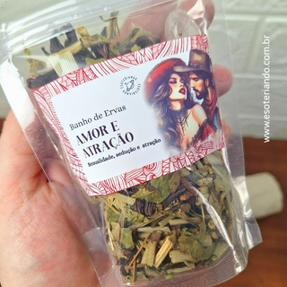 Banho de ervas para amor e atração